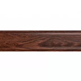 Купить Плинтус ПВХ 122 Дуб Темный 56мм ПВХ San Decor