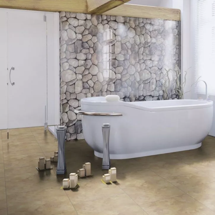 Вінілова підлога DB00095 Light Sand Клейовий 800 Stone XL Wineo Vinil