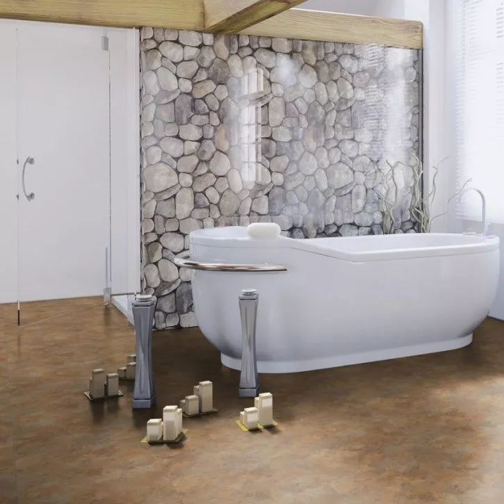 Виниловый пол DLC00091 Copper Slate Замок 800 Stone Xl Wineo Vinil