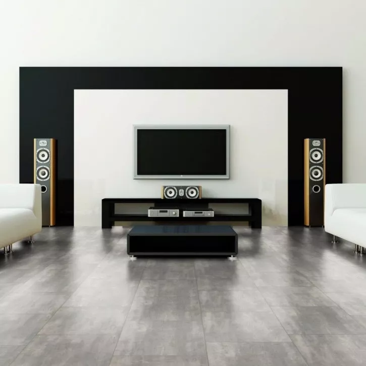 Виниловый пол DB00137 Courage Stone Grey Клеевой 400 Stone Wineo Vinil