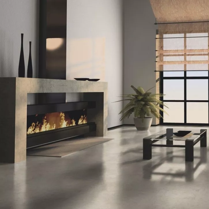 Виниловый пол DB00139 Patience Concrete Pure Клеевой 400 Stone Wineo Vinil