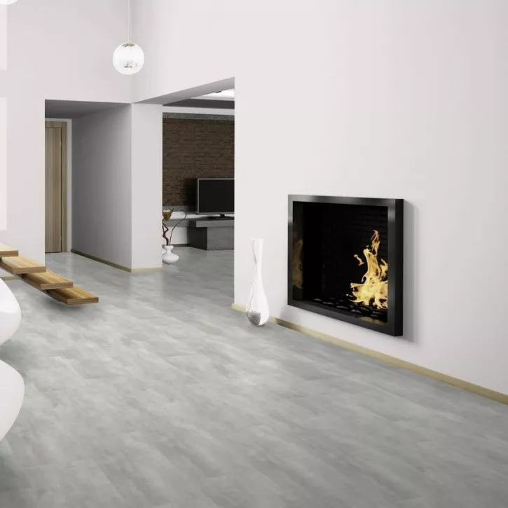 Виниловый пол DB00140 Wisdom Concrete Dusky Клеевой 400 Stone Wineo Vinil
