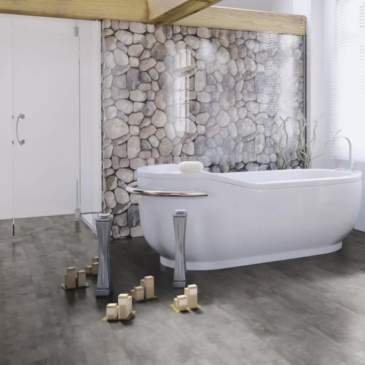 Виниловый пол DB00141 Glamour Concrete Modern Клеевой 400 Stone Wineo Vinil