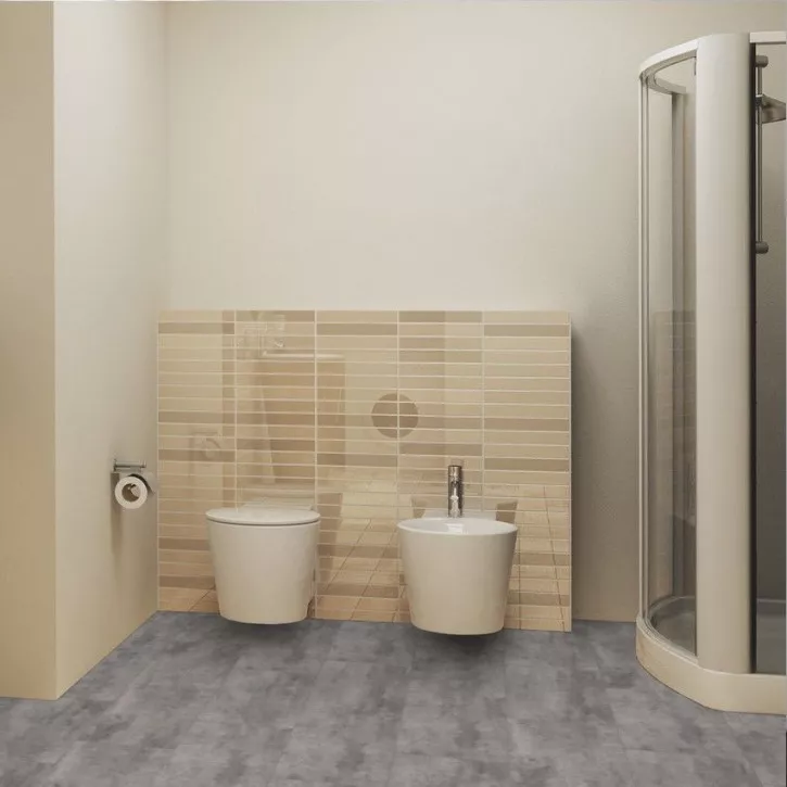 Виниловый пол DB00141 Glamour Concrete Modern Клеевой 400 Stone Wineo Vinil