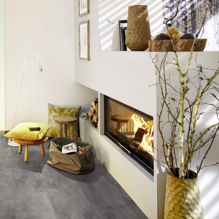 Виниловый пол DB00141 Glamour Concrete Modern Клеевой 400 Stone Wineo Vinil