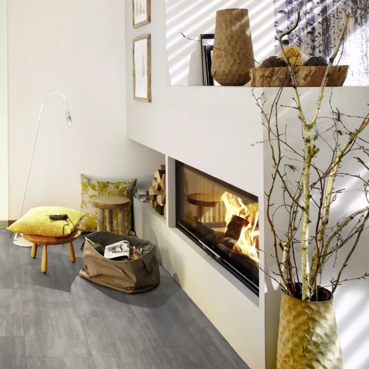 Виниловый пол MLD00137 Courage Stone Grey Замок 400 Multi-Layer Stone Wineo Vinil