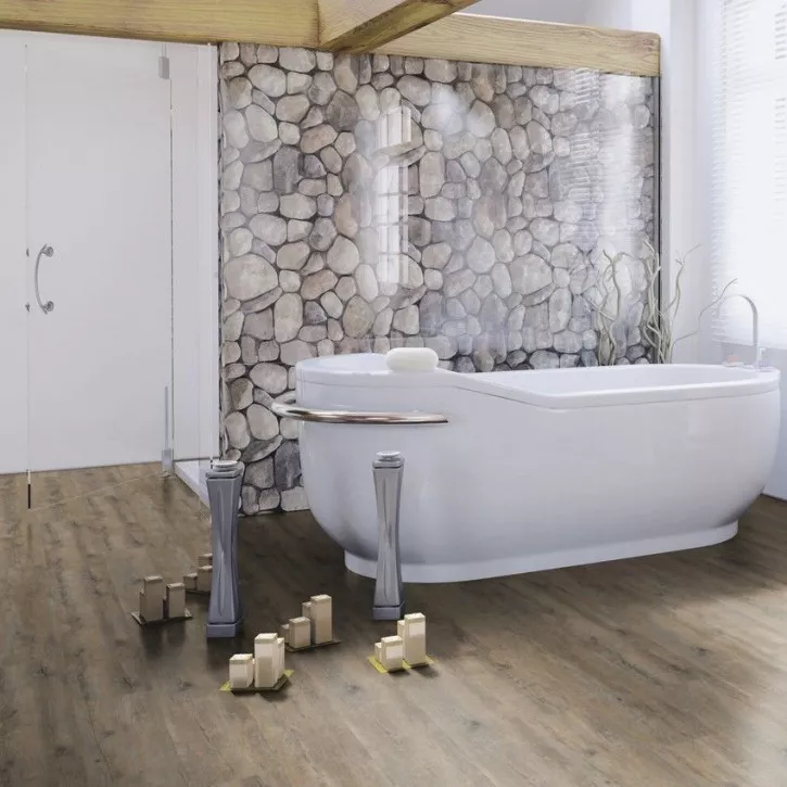 Виниловый пол DB00110 Embrace Oak Grey Клеевой 400 Wood Wineo Vinil
