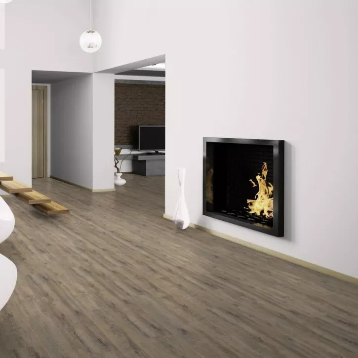 Виниловый пол DB00110 Embrace Oak Grey Клеевой 400 Wood Wineo Vinil
