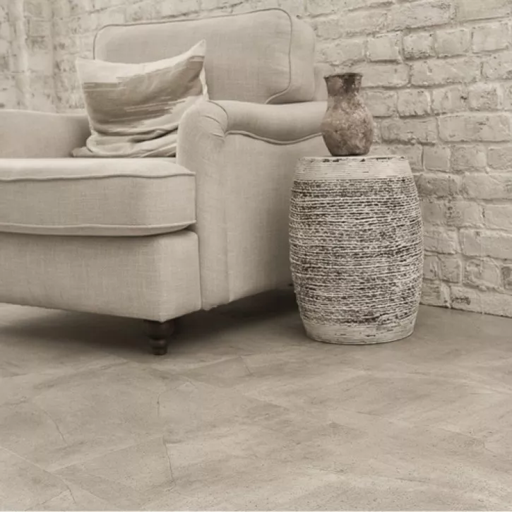 Виниловый пол 61603 Бетонная Смесь Ceramo Vinilam 2.5 mm Vinilam