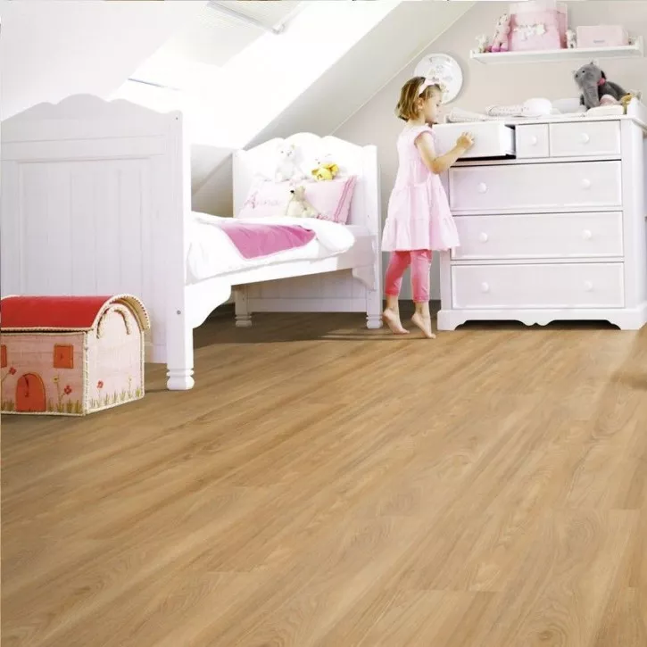 Виниловый пол DB00118 Summer Oak Golden Клеевой 400 Wood Wineo Vinil