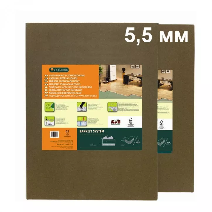 Подложка Eco Plita 5,5 мм Barlinek Подложка Eco Plita 5,5 мм Barlinek
