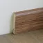 Плинтус деревянный Walnut American Varnished 70мм Pedross