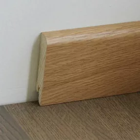 Купить Плинтус деревянный Oak Varnished 70мм Pedross