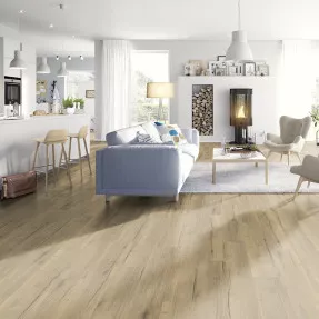 Купить Ламинат EHL106 Ge Дуб Крестон Натуральный Home Classic 4V Aqua+ Egger
