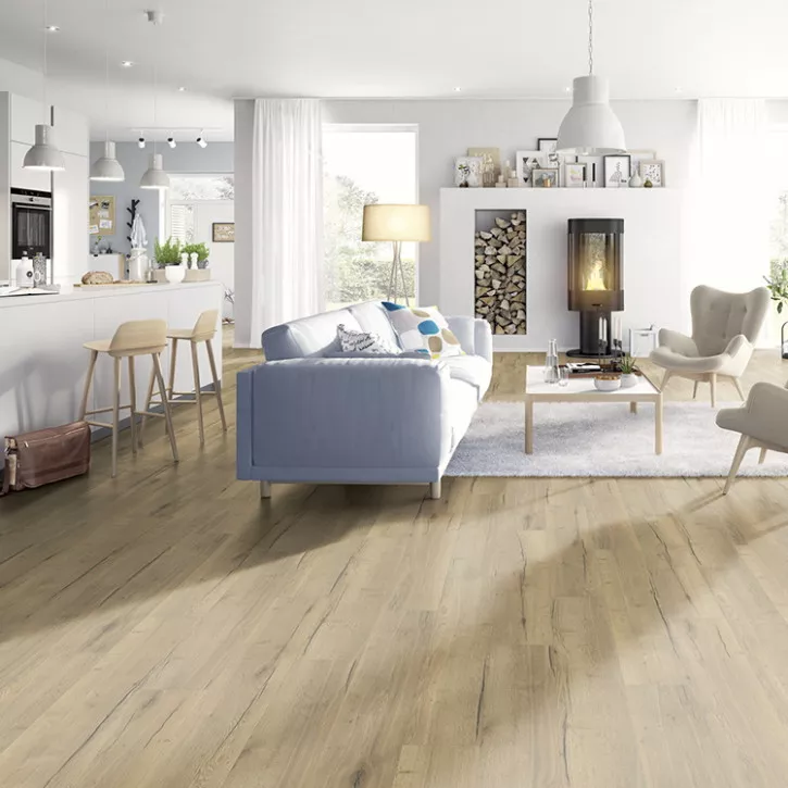 Ламінат EHL106 Ge Дуб Крестон Натуральний Home Classic 4V Aqua+ Egger