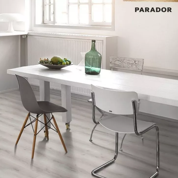 Ламинат 1593828 Дуб Аскада Белый Вибеленный 1Х Basic 600 V4 Parador