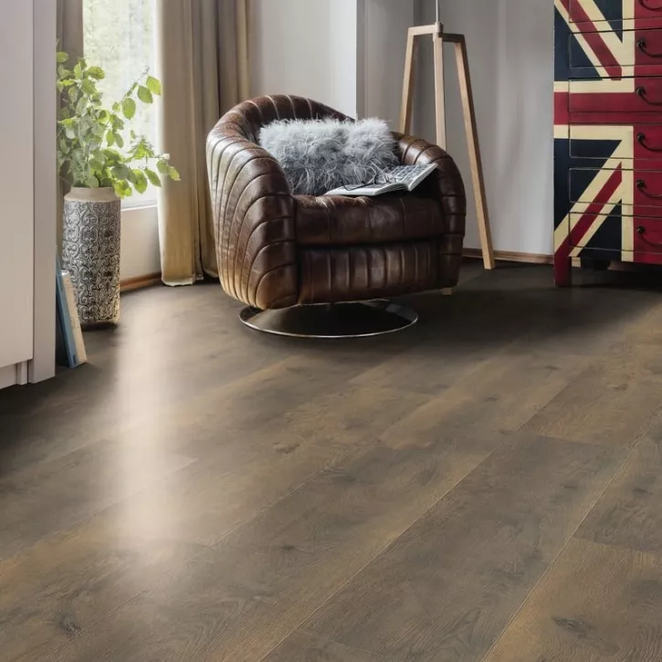 Ламінат 538749 Oak Bergamo Antique Smoked Tritty 100 Campus 4V Haro